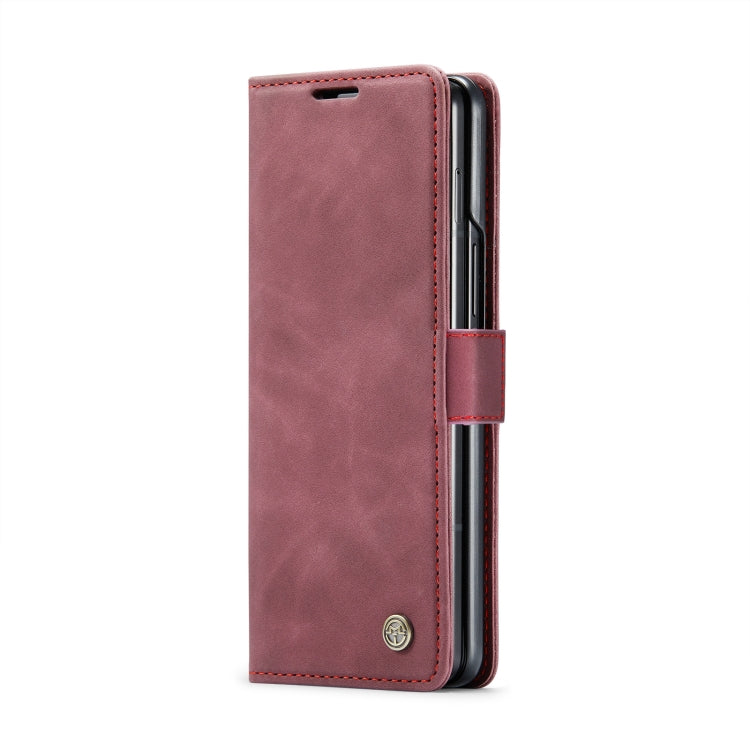 For Samsung Galaxy Z Fold6 5G CaseMe 013 Multifunctional Horizontal Flip Leather Phone Case(Wine Red) - Galaxy Z Fold6 5G Cases by CaseMe | Online Shopping UK | buy2fix