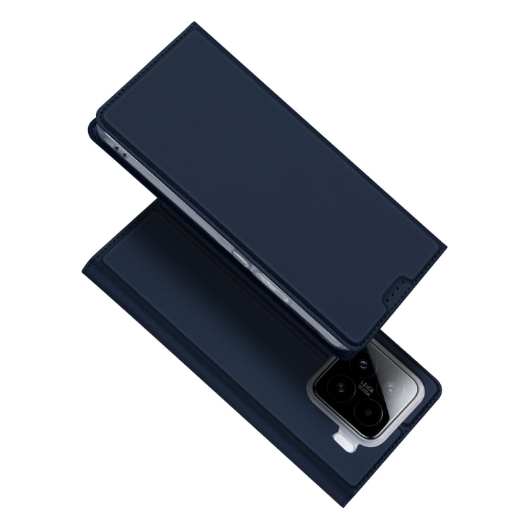 For Xiaomi 15 DUX DUCIS Skin Pro Series Flip Leather Phone Case(Blue) - 15 Cases by DUX DUCIS | Online Shopping UK | buy2fix