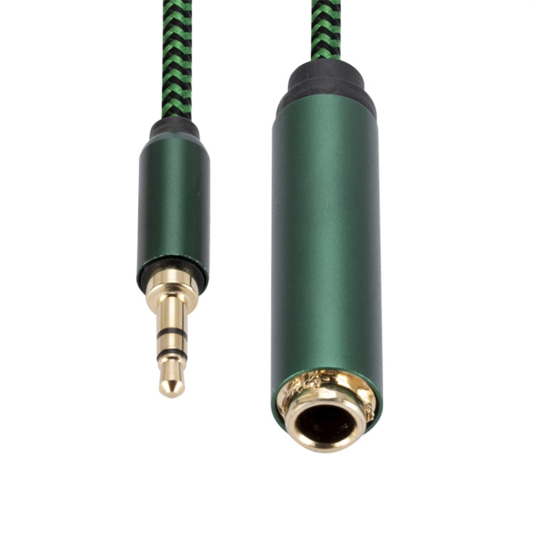 3.5mm Male to 6.35mm Female  Audio Adapter Cable, Length:1m(Green) - Aux Cable by buy2fix | Online Shopping UK | buy2fix