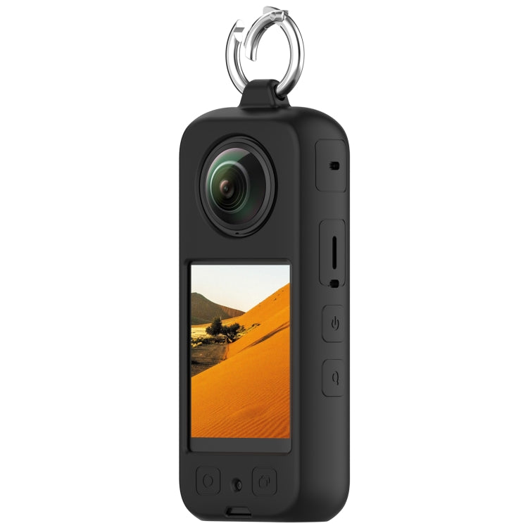 For Insta360 X3 Portable Silicone Protective Case(Black) - Case & Bags by buy2fix | Online Shopping UK | buy2fix