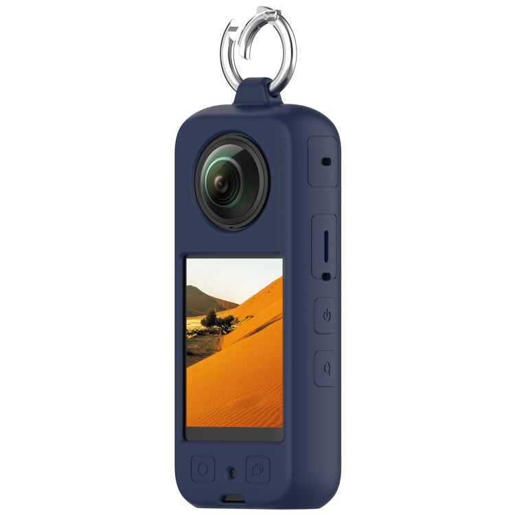 For Insta360 X3 Portable Silicone Protective Case(Midnight Blue) - Case & Bags by buy2fix | Online Shopping UK | buy2fix