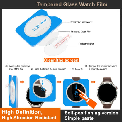 For Samsung Watch4 Classic 46mm imak Tempered Glass Watch Film, Self-positioning Version - Screen Protector by imak | Online Shopping UK | buy2fix