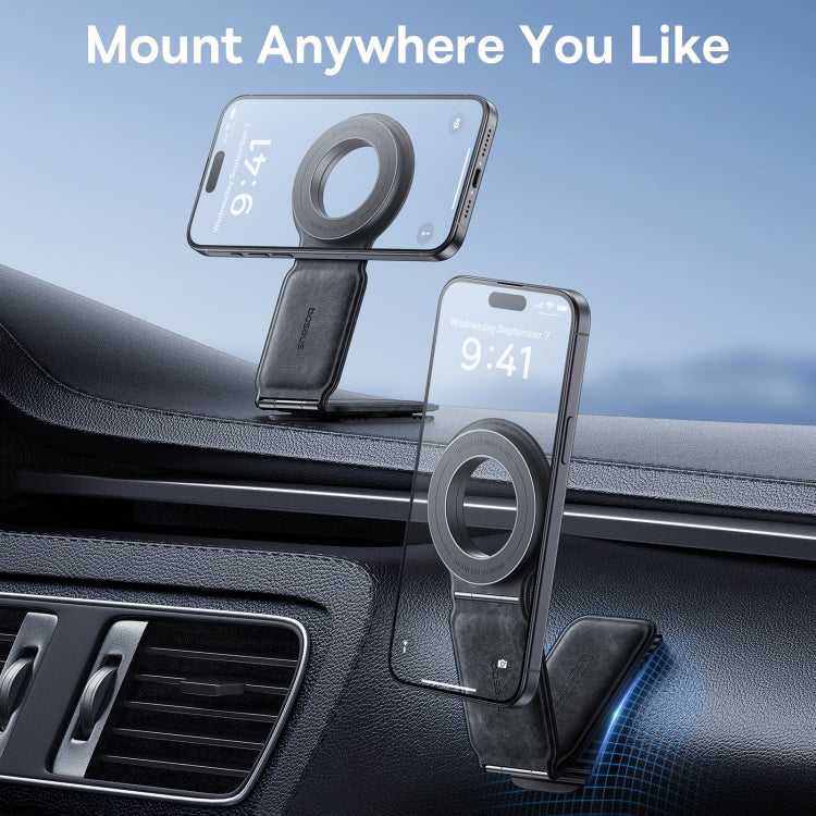 Baseus PrimeTrip Series C02 Mega Magnetic Car Mount Stick on Version(Black) - Car Holders by Baseus | Online Shopping UK | buy2fix