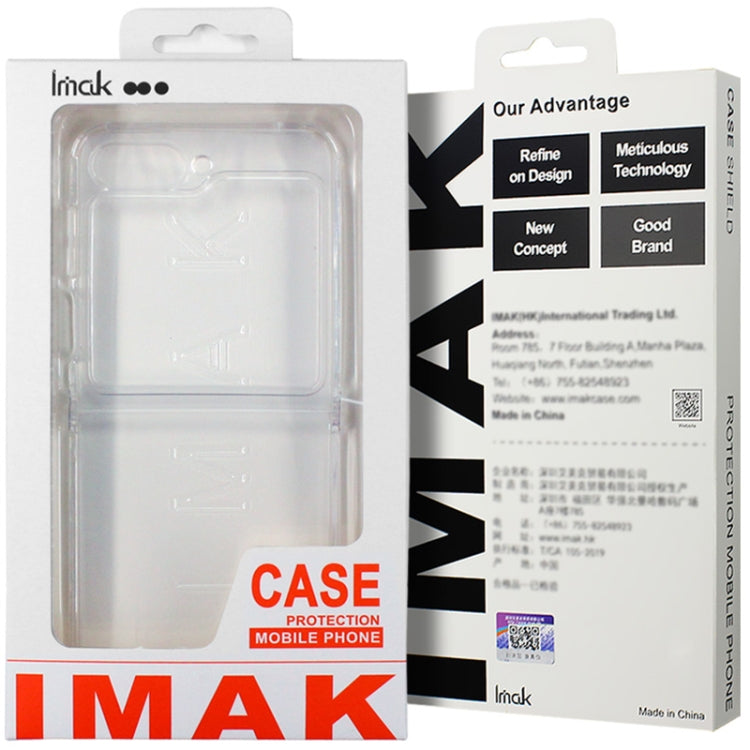 For Honor Magic V Flip imak UX-6 series All-inclusive Shockproof Airbag TPU Invisible Phone Case(Transparent) - Honor Cases by imak | Online Shopping UK | buy2fix