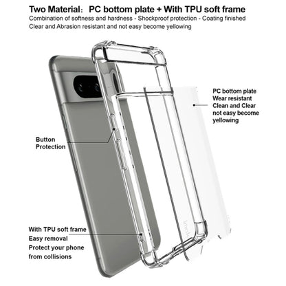 For Google Pixel 8 IMAK Space Shield PC + TPU Airbag Shockproof Phone Case(Transparent) - Google Cases by imak | Online Shopping UK | buy2fix