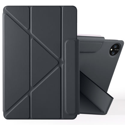 For Huawei MatePad Pro 11 2024 / 2022 Fixed Buckle Magnetic Deformation Leather Tablet Case(Black) - Huawei by buy2fix | Online Shopping UK | buy2fix