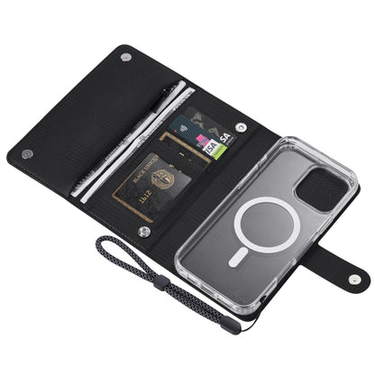 For Samsung Galaxy S24 Ultra 5G ViLi GHB-C Series RFID MagSafe Magnetic Flip Leather Phone Case(Black) - Galaxy S24 Ultra 5G Cases by ViLi | Online Shopping UK | buy2fix