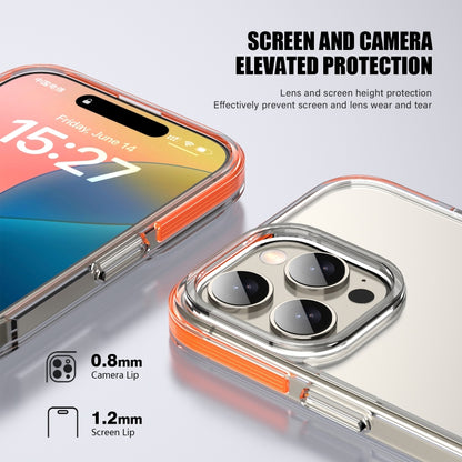 For iPhone 16 Plus TPE Airbag TPU+ PC Full Coverage Phone Case(Orange) - iPhone 16 Plus Cases by buy2fix | Online Shopping UK | buy2fix