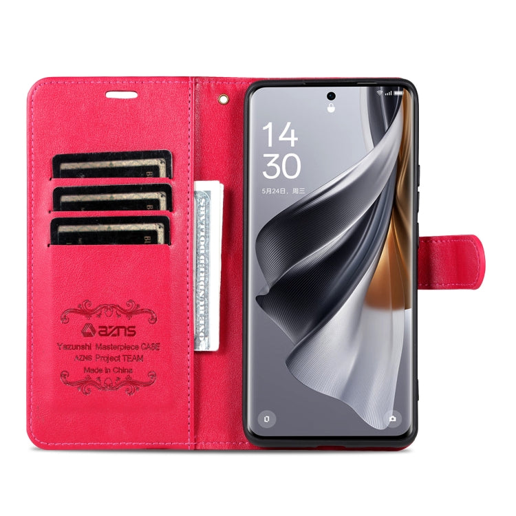 For Redmi K70 Ultra AZNS Sheepskin Texture Flip Leather Phone Case(Red) - Xiaomi Cases by AZNS | Online Shopping UK | buy2fix