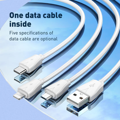 LDNIO Q334 32W Type-C + Dual USB Port Charger with 1m USB-C / Type-C to USB-C / Type-C Data Cable, Plug Type:UK Plug(White) - USB Charger by LDNIO | Online Shopping UK | buy2fix