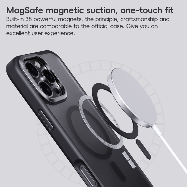 For iPhone 16 Plus Frosted MagSafe Magnetic Phone Case(White) - iPhone 16 Plus Cases by buy2fix | Online Shopping UK | buy2fix