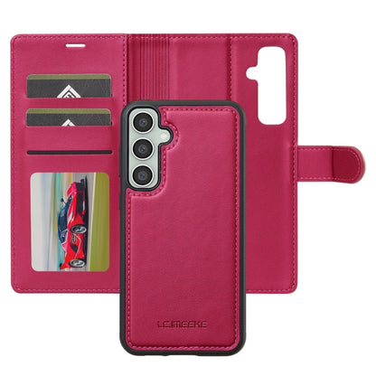 For Samsung Galaxy S23 FE 5G LC.IMEEKE L2 Series Detachable Magsafe PU Phone Case with Lanyard(Red) - Galaxy S23 FE 5G Cases by LC.IMEEKE | Online Shopping UK | buy2fix