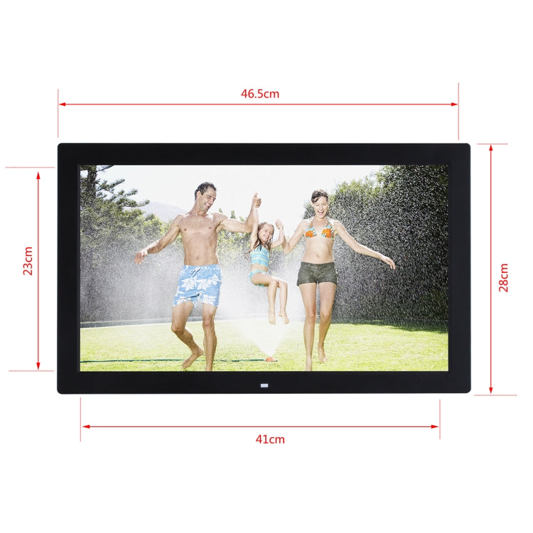 18.5 inch IPS Screen Digital Photo Frame, Plug Type:US Plug(Black) - 15 inch Above by buy2fix | Online Shopping UK | buy2fix