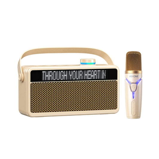 WK Beluga D17 Lyrics Bluetooth Speaker(Beige) - Desktop Speaker by WK | Online Shopping UK | buy2fix