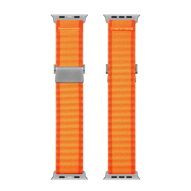 For Apple Watch SE 2023 44mm DUX DUCIS YC Series Ocean Nylon Watch Band(Orange) - Watch Bands by DUX DUCIS | Online Shopping UK | buy2fix