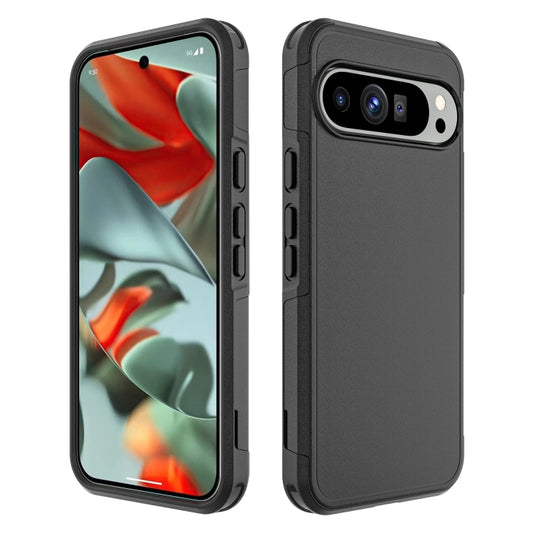 For Google Pixel 9 Pro XL RedPepper Armor PC Hybrid TPU Phone Case(Black) - Google Cases by RedPepper | Online Shopping UK | buy2fix