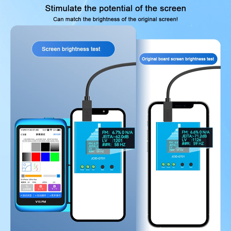 JCID V15PM Professional LCD Touch Screen Tester - Test Tools by JC | Online Shopping UK | buy2fix