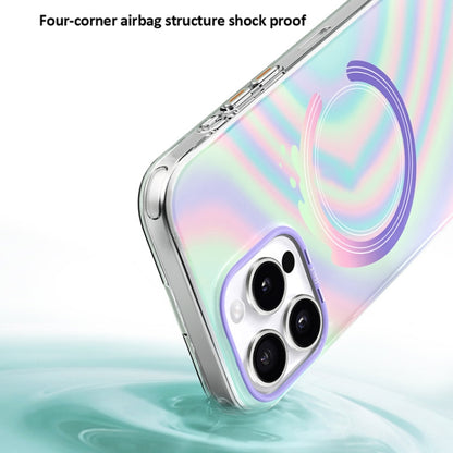 For iPhone 16 Plus TGVIS Grace Series MagSafe Magnetic Phone Case(Hallucination) - iPhone 16 Plus Cases by TGVIS | Online Shopping UK | buy2fix