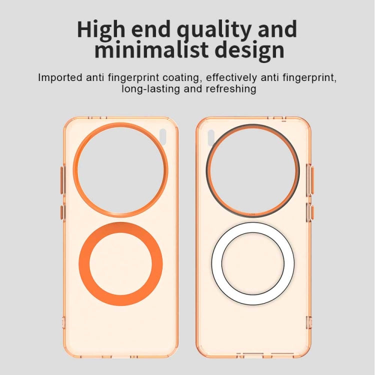 For vivo X200 Pro Candy Magsafe PC Hybrid TPU Phone Case(Orange) - X200 Pro Cases by buy2fix | Online Shopping UK | buy2fix