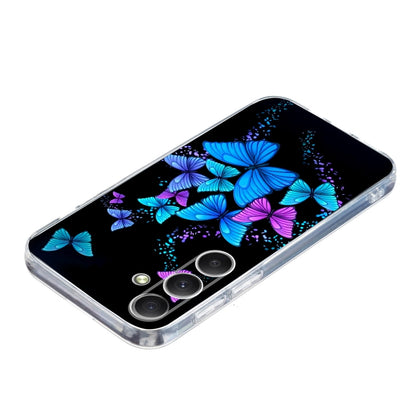 For Samsung Galaxy S25+ 5G Colorful Painting Pattern TPU Phone Case(Color Butterflies) - Galaxy S25+ 5G Cases by buy2fix | Online Shopping UK | buy2fix