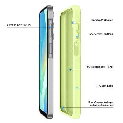 For Samsung Galaxy A16 4G / 5G DUX DUCIS Yind Series TPU Hybrid PC Phone Case(Lime Green) - Galaxy Phone Cases by DUX DUCIS | Online Shopping UK | buy2fix