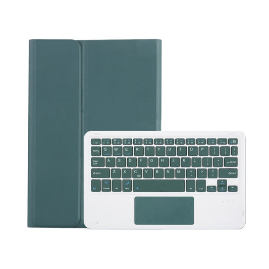 For Xiaomi Pad 7 / 7 Pro 11.2 inch A0N13-A Ultra-thin Detachable Bluetooth Keyboard Leather Tablet Case with Touchpad(Dark Green) - Others Keyboard by buy2fix | Online Shopping UK | buy2fix