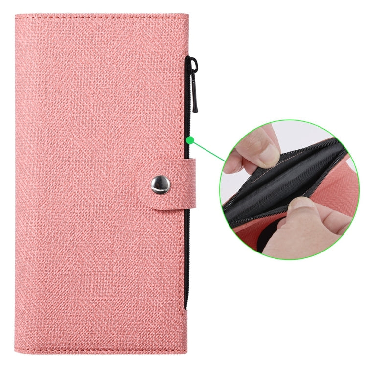 For iPhone 16 Pro ViLi GBS-C Series MagSafe Magnetic RFID Leather Flip Phone Case(Pink) - iPhone 16 Pro Cases by ViLi | Online Shopping UK | buy2fix