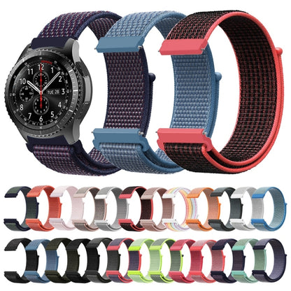 For Samsung Galaxy Watch 42mm Nylon Braided Watch Band(Indigo) - Watch Bands by buy2fix | Online Shopping UK | buy2fix