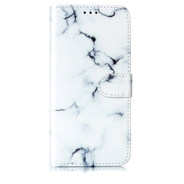 For Samsung Galaxy S25 Ultra 5G Colored Drawing Marble Pattern Leather Phone Case(White Marble) - Galaxy S25 Ultra 5G Cases by buy2fix | Online Shopping UK | buy2fix