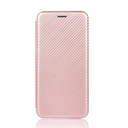 For Blackview BV5500 / BV5500 Pro / BV5500 Plus Carbon Fiber Texture Horizontal Flip TPU + PC + PU Leather Case with Card Slot(Pink) - More Brand by buy2fix | Online Shopping UK | buy2fix