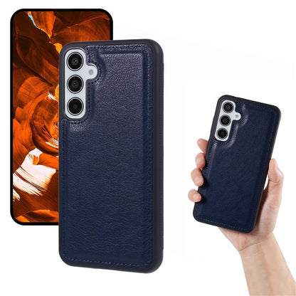 For Samsung Galaxy S25+ 5G Cowhide Texture Back Cover Phone Case(Black) - Galaxy S25+ 5G Cases by buy2fix | Online Shopping UK | buy2fix