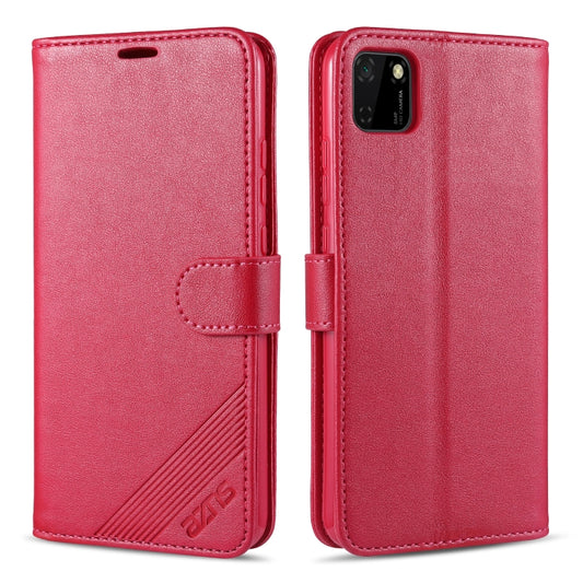 For Huawei Y5p AZNS Sheepskin Texture Horizontal Flip Leather Case with Holder & Card Slots & Wallet(Red) - Huawei Cases by AZNS | Online Shopping UK | buy2fix