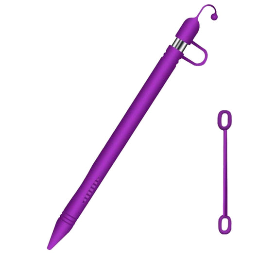 Apple Pen Cover Anti-lost Protective Cover for Apple Pencil (Purple) - Pencil Accessories by buy2fix | Online Shopping UK | buy2fix