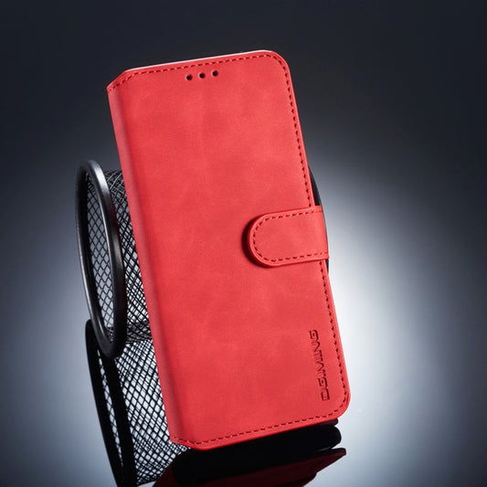 DG.MING Retro Oil Side Horizontal Flip Case for Huawei Mate 20 Pro, with Holder & Card Slots & Wallet (Red) - Huawei Cases by DG.MING | Online Shopping UK | buy2fix