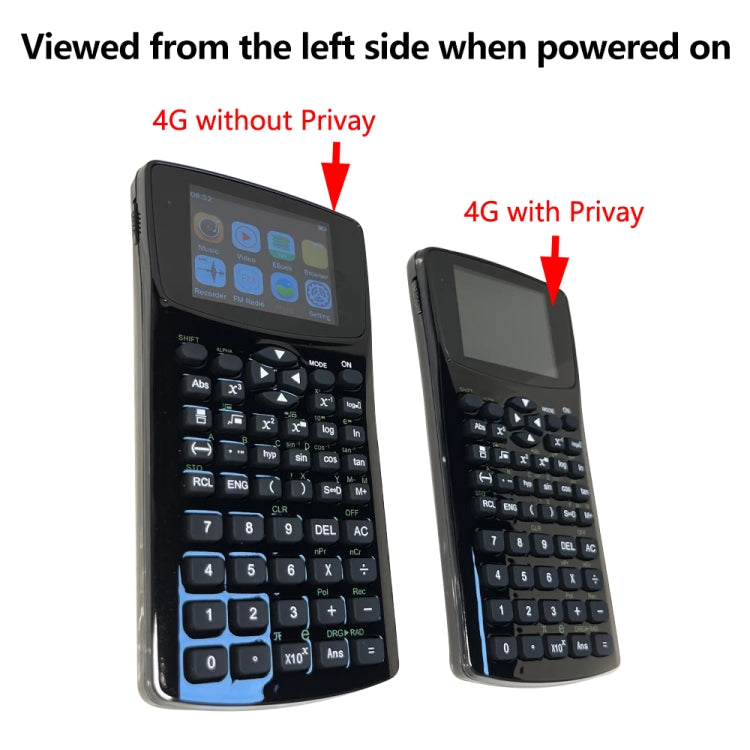 2.4 inch Display Screen Anti-peeping E-book Calculator, Support Sound Recording / Radio / Music & Video Playing - Calculator by buy2fix | Online Shopping UK | buy2fix