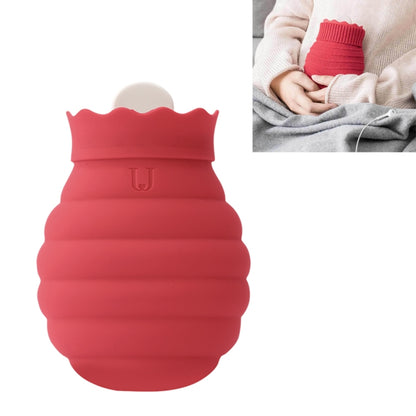 Original Xiaomi Youpin Jotun Judy Warm Water Bag  Silicone Hot Water Bag Small Size：15x10x5.8cm(Red) - Hot Water Bags by Xiaomi | Online Shopping UK | buy2fix