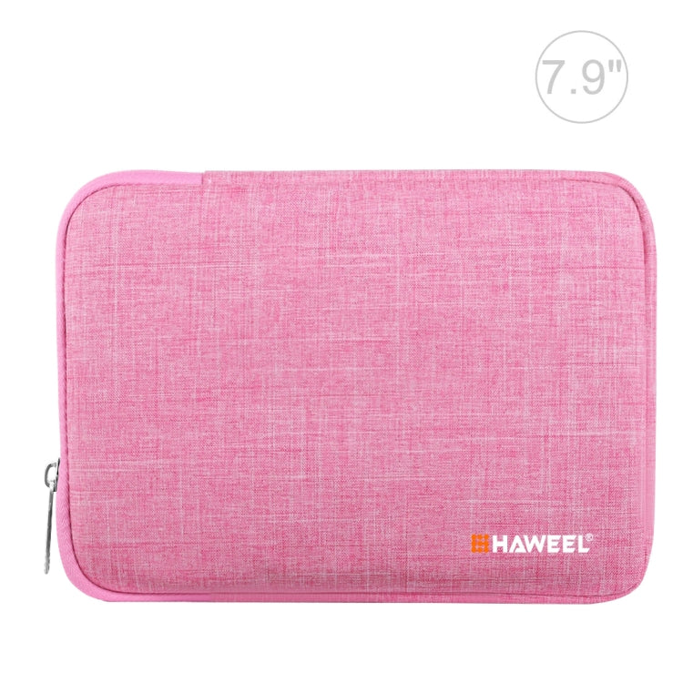 HAWEEL 7.9 inch Sleeve Case Zipper Briefcase Carrying Bag, For iPad mini 4 / iPad mini 3 / iPad mini 2 / iPad mini, Galaxy, Lenovo, Sony, Xiaomi, Huawei 7.9 inch Tablets(Pink) - Other by HAWEEL | Online Shopping UK | buy2fix