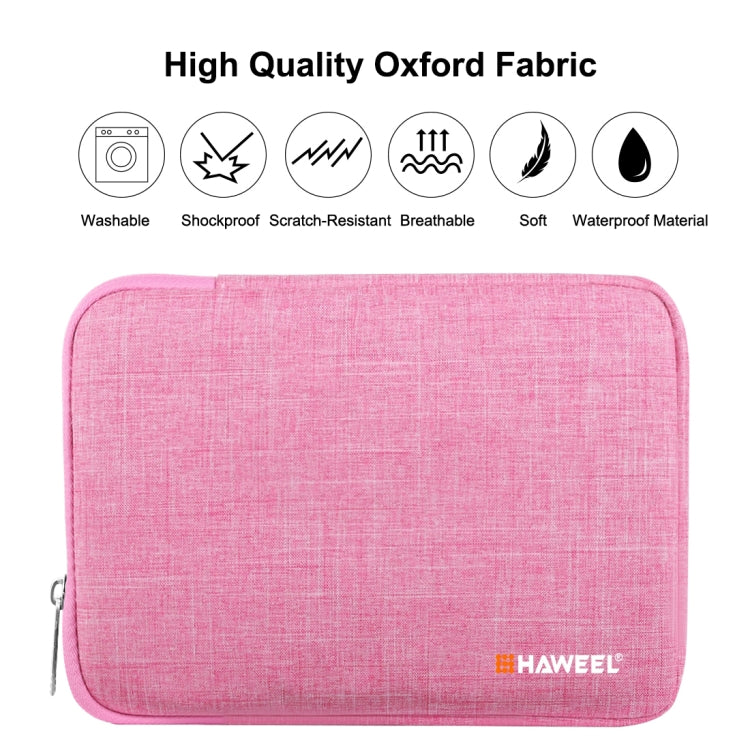 HAWEEL 7.9 inch Sleeve Case Zipper Briefcase Carrying Bag, For iPad mini 4 / iPad mini 3 / iPad mini 2 / iPad mini, Galaxy, Lenovo, Sony, Xiaomi, Huawei 7.9 inch Tablets(Pink) - Other by HAWEEL | Online Shopping UK | buy2fix