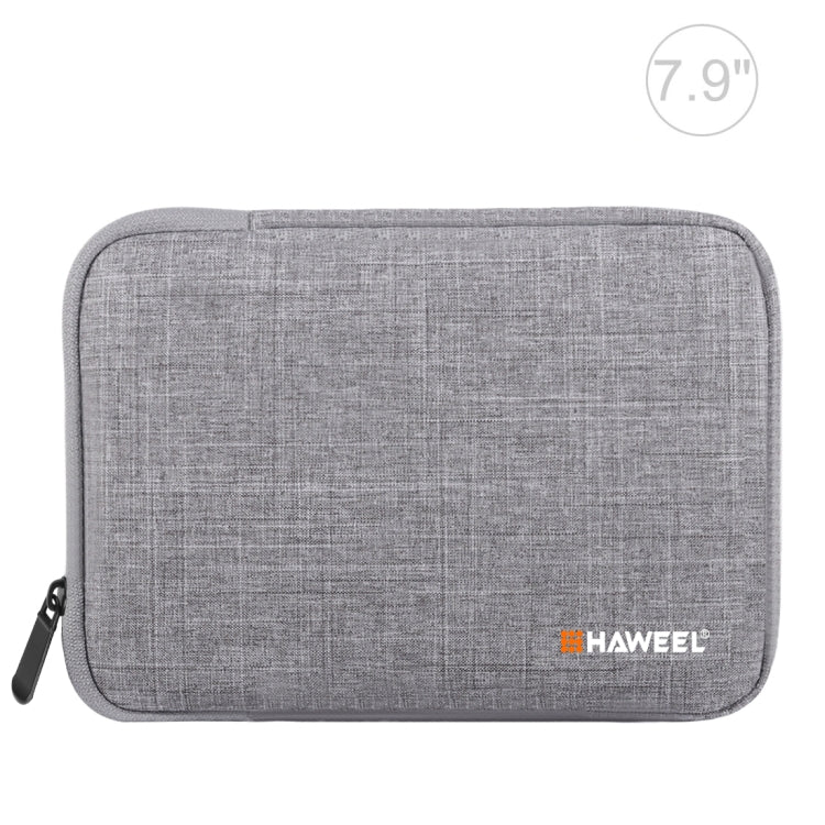 HAWEEL 7.9 inch Sleeve Case Zipper Briefcase Carrying Bag, For iPad mini 4 / iPad mini 3 / iPad mini 2 / iPad mini, Galaxy, Lenovo, Sony, Xiaomi, Huawei 7.9 inch Tablets(Grey) - Other by HAWEEL | Online Shopping UK | buy2fix