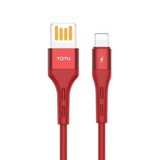 TOTUDESIGN BLA-060 Soft Series 3A 8 Pin Silicone Charging Cable, Length: 1m (Red) - Normal Style Cable by TOTUDESIGN | Online Shopping UK | buy2fix