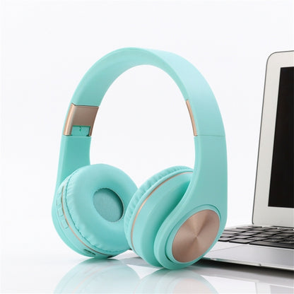 A1 Bluetooth 4.2 Candy Color Super Base Bluetooth Headphone, Support Music Play & Switching & Volume Control & Answer(Mint Green) - Headset & Headphone by buy2fix | Online Shopping UK | buy2fix