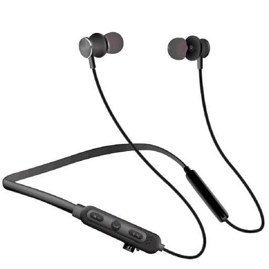 MG-G24 Bluetooth 4.2 Sport Wireless Bluetooth Earphone, Support Card(Black) - Neck-mounted Earphone by buy2fix | Online Shopping UK | buy2fix