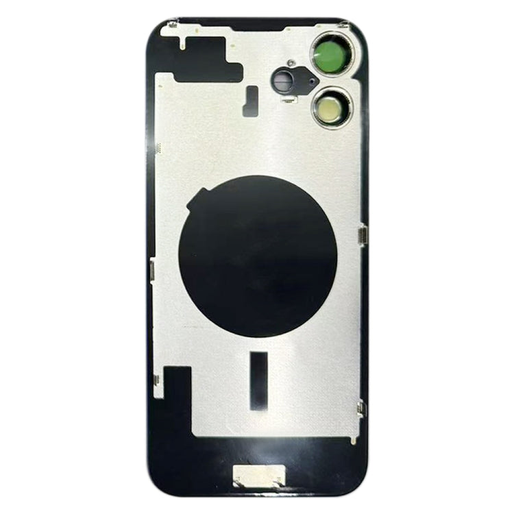 For iPhone 16 Plus Battery Back Cover with Camera Lens Cover(White) -  by buy2fix | Online Shopping UK | buy2fix