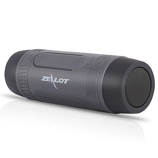 ZEALOT S1 Bluetooth 4.0 Wireless Wired Stereo Speaker Subwoofer Audio Receiver with 4000mAh Battery, Support 32GB Card, For iPhone, Galaxy, Sony, Lenovo, HTC, Huawei, Google, LG, Xiaomi, other Smartphones(Grey) - Desktop Speaker by ZEALOT | Online Shopping UK | buy2fix