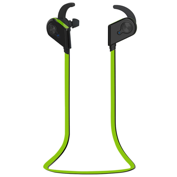 S20 Magnetic Switch Sweatproof Motion Wireless Bluetooth In-Ear Headset with Indicator Light  & Mic, Distance: 10m, For iPad, Laptop, iPhone, Samsung, HTC, Huawei, Xiaomi, and Other Smart Phones(Green) - Bluetooth Earphone by buy2fix | Online Shopping UK | buy2fix