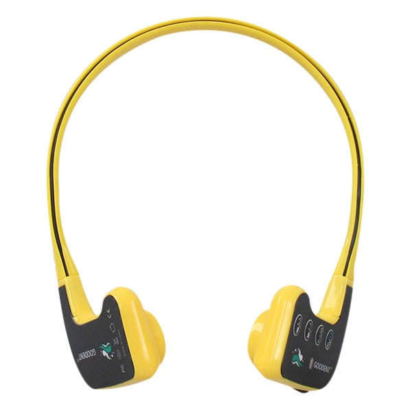 Bone Conduction Headphone Swimming Teaching Bluetooth Headphone(Yellow) - Neck-mounted Earphone by buy2fix | Online Shopping UK | buy2fix