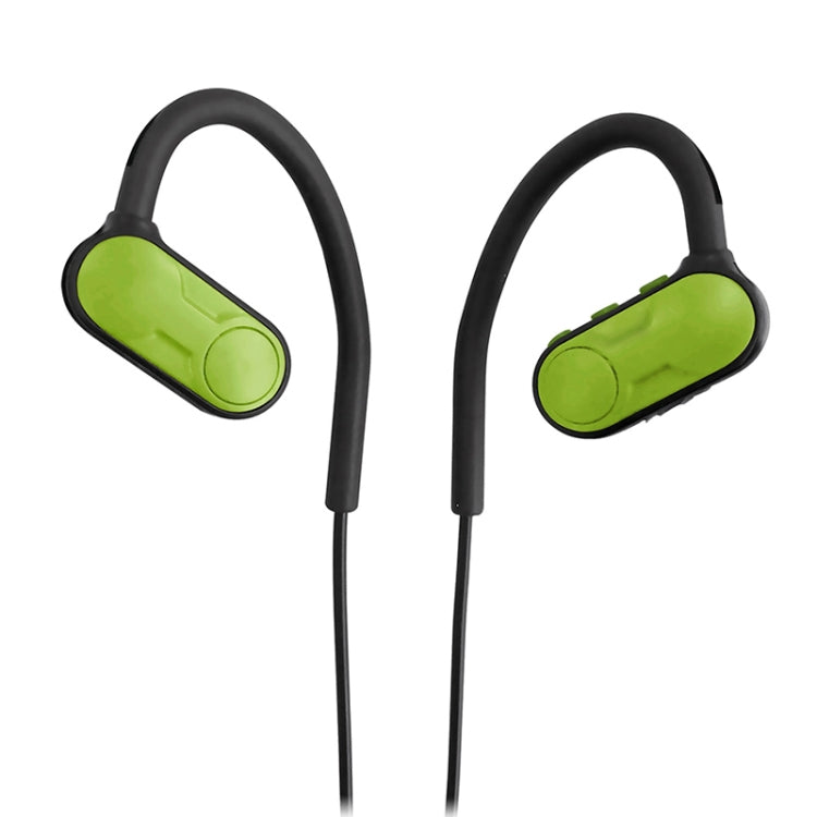 BTH-Y9 Ultra-light Ear-hook Wireless V4.1 Bluetooth Earphones with Mic(Green) - Bluetooth Earphone by buy2fix | Online Shopping UK | buy2fix