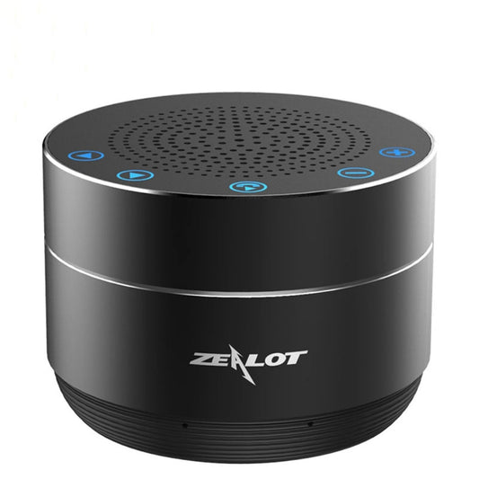 ZEALOT S19 3D Surround Bass Stereo Touch Control Bluetooth V4.2+EDR Speaker, Support AUX, TF Card, For iPhone, Samsung, Huawei, Xiaomi, HTC and Other Smartphones, Bluetooth Distance: about 10m (Black) - Desktop Speaker by ZEALOT | Online Shopping UK | buy2fix