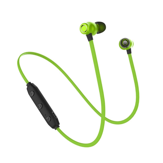 XRM-X5 Sports IPX4 Waterproof Magnetic Earbuds Wireless Bluetooth V4.1 Stereo In-ear Headset, For iPhone, Samsung, Huawei, Xiaomi, HTC and Other Smartphones(Green) - Bluetooth Earphone by buy2fix | Online Shopping UK | buy2fix