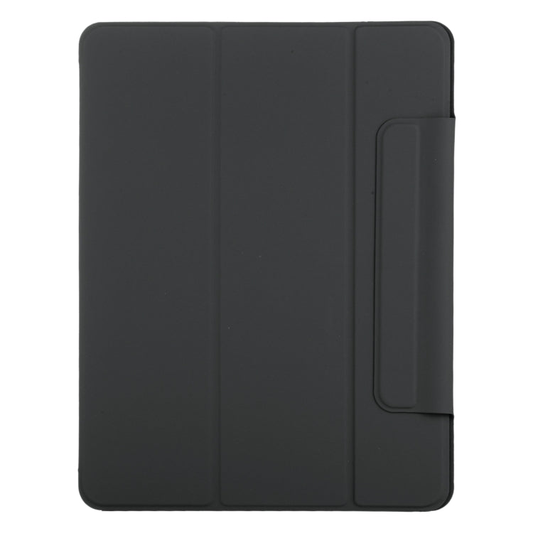 For iPad Air 13 2024 / Pro 12.9 2020 Double-sided Magnetic Flip PU Leather Tablet Case With Holder & Sleep / Wake-up Function(Black) - iPad Pro 12.9 (2020) Cases by buy2fix | Online Shopping UK | buy2fix